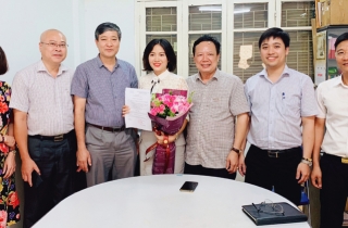 Báo Xây dựng bổ nhiệm bà Lại Thị Ngọc Hà giữ chức vụ Phó Trưởng Ban Kinh tế
